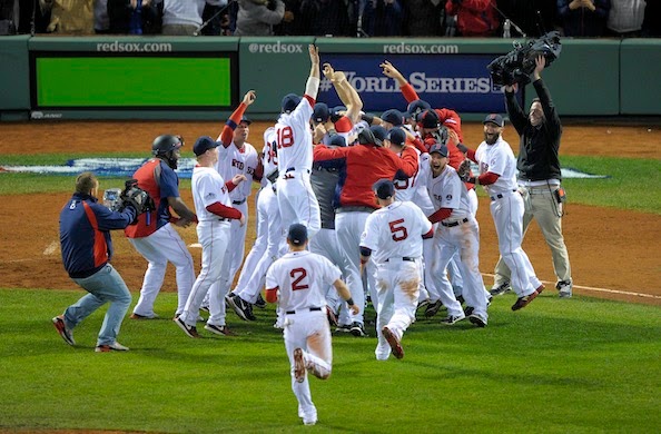 2013 World Champion Boston Red Sox On-Field Celebration